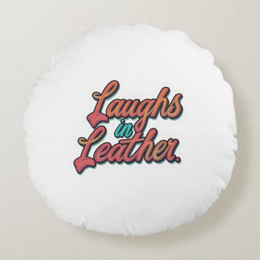 ピロー&ポーフ ラウンドクッション (正面)