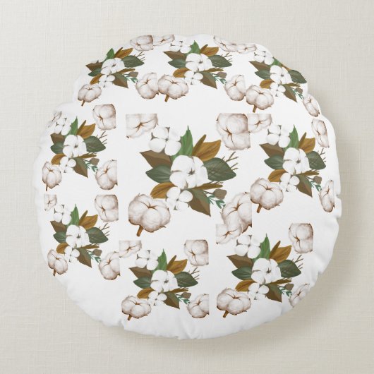 ピロー&ポーフ ラウンドクッション (正面)