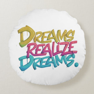 ピロー&ポーフ ラウンドクッション