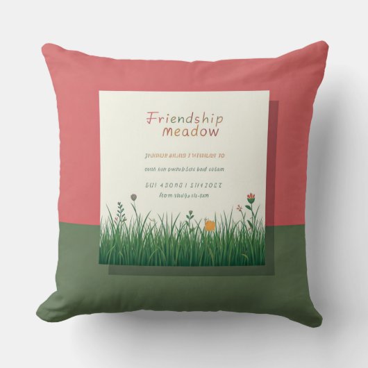 ピロー&ポーフ>装飾用クッション クッション (正面)