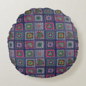 ピロー – Granny Square Crochet Pattern (正面)