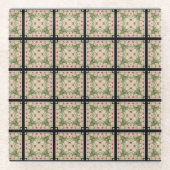 ピロー PP 20: 3 点のうち 2 ガラスコースター (正面)