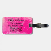 ピンおもしろいク旅行ラベル、ラゲクールージメッセージ ラゲッジタグ (裏面横)