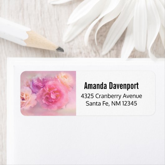 ピンかわいらしクのカーネーションスタイリッシュ写真 ラベル (インサイチュ)