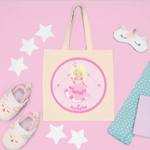 ピンかわいらしクプリンセスカスタムキッガーリーズ トートバッグ