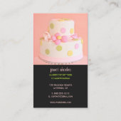 ピンかわいらしク結婚の 名刺 (裏面)