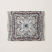 ピンかわいらしク色アステカインスパイア模様 ジグソーパズル (横)