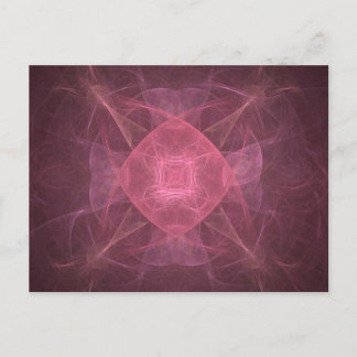 ピンかわいらしク色 ポストカード