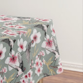 ピンかわいらし日本のクさくらんぼの花模様 テーブルクロス (インサイチュ)