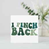 ピンと来るレトロなセントパトリックデーのPNG / SVG シーズンカード (スタンド正面)