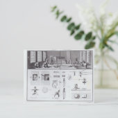 『ピンの工場』、第4巻の第2版 ポストカード (スタンド正面)