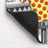 ピンの頭のダイナー マウスパッド (コーナー)