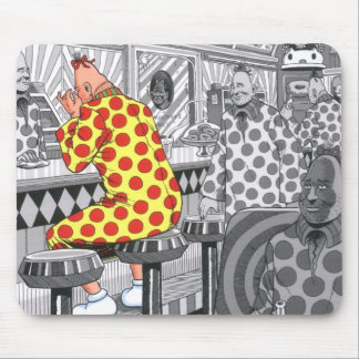 ピンの頭のダイナー マウスパッド