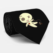 ピンの黒いタイカッコいいプ ネクタイ (ロール)