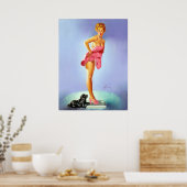 ピンはかりで測ピンで ポスター (キッチン)