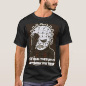 ピンへッドの顔埋め Tシャツ (正面)
