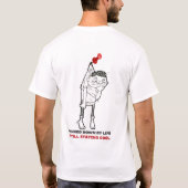 ピンを刺されてもクール Men's Basic T-Shirt Tシャツ (裏面)