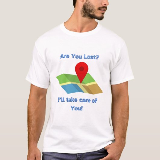ピンを刺して Tシャツ (正面)