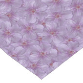 ピンアイウッズゼラニウムシームレスパターン ショートテーブルランナー (コーナー)