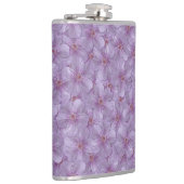 ピンアイウッズゼラニウムシームレスパターン フラスク (右)