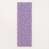 ピンアイウッズゼラニウムシームレスパターン ヨガマット (裏面)