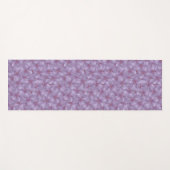 ピンアイウッズゼラニウムシームレスパターン ヨガマット (正面(横))