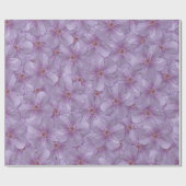 ピンアイウッズゼラニウムシームレスパターン ラッピングペーパー (フラット)