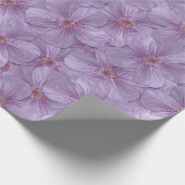 ピンアイウッズゼラニウムシームレスパターン ラッピングペーパー (角)