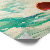 ピンアップウォータースキーアート ポスター (角)