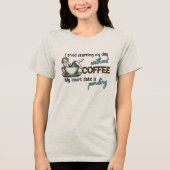 ピンアップガールコーヒー中毒者 トライブレンドＴシャツ (正面)