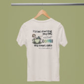 ピンアップガールコーヒー中毒者 トライブレンドＴシャツ