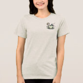 ピンアップガールコーヒー中毒者 トライブレンドＴシャツ (正面)