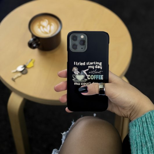 ピンアップガールコーヒー中毒者 Case-Mate iPhoneケース