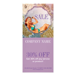 ピンアップガールヘアメイクアップスタイリストなめしサロン ラックカード