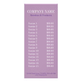 ピンアップガールヘアメイクアップスタイリストなめしサロン ラックカード (裏面)