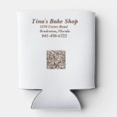 ピンアップガールホームベーカリーをテーマにしたCoozie 缶クーラー (裏面)