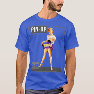 ピンアップガールヴィンテージピンナップマガジン40 Tシャツ