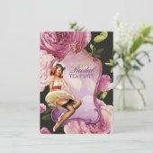 ピンアップガール主婦レトロセーラーブライダルシャワー 招待状 (スタンド正面)