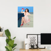 ピンアップガール痛い！(ポスター) ポスター (ホームオフィス)