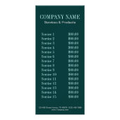 ピンアップガール美容師ヘアメイクアップアーティスト ラックカード (裏面)