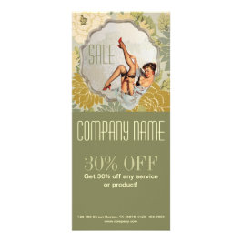 ピンアップガール美容師ヘアメイクアップアーティスト ラックカード