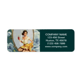 ピンアップガール美容師ヘアメイクアップアーティスト ラベル