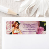 ピンアップガール美容師ヘアメイクアップアーティスト ラベル (インサイチュ)