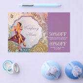 ピンアップガール 美容師 ヘアメイクアーティスト チラシ (シングル)