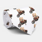ピンアップバイクもしくは自転車に乗る人 ネクタイ (ロール)