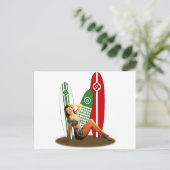 ピンアップバスクフランス ポストカード (スタンド正面)