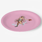 ピンアップパーティープレート ペーパープレート (アングル)