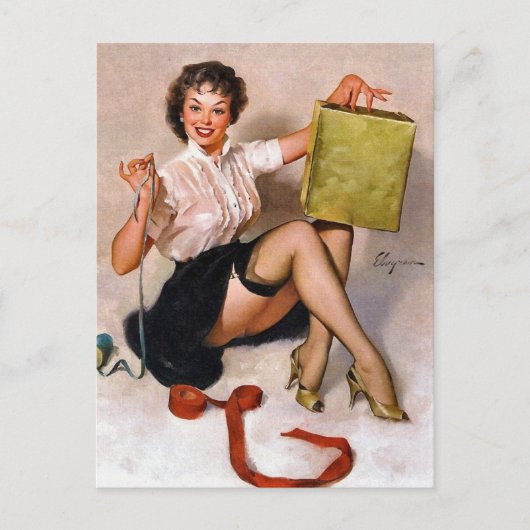 ピンアップラッピングあり ポストカード (正面)