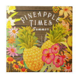 ピンアップルパイン タイル