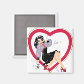 ピンアップ磁石 マグネット (正面/裏面)